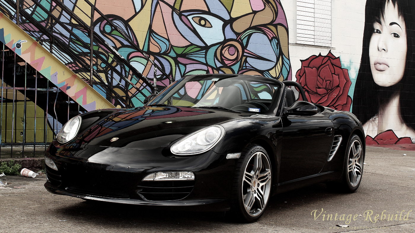 Black 2010 987.2 Porsche Boxster S. German Luxury car 987 Porsche Boxster S Convertible. Fast car 2010 Porsche Boxster S. Black Porsche Boxster.